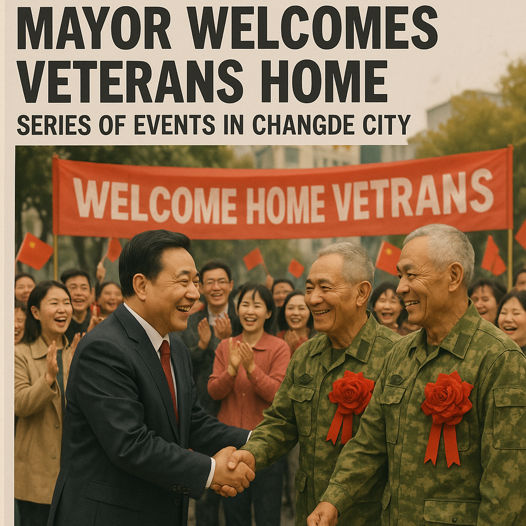 常德市举办“市长接老兵回家”系列活动,彰显城市温情